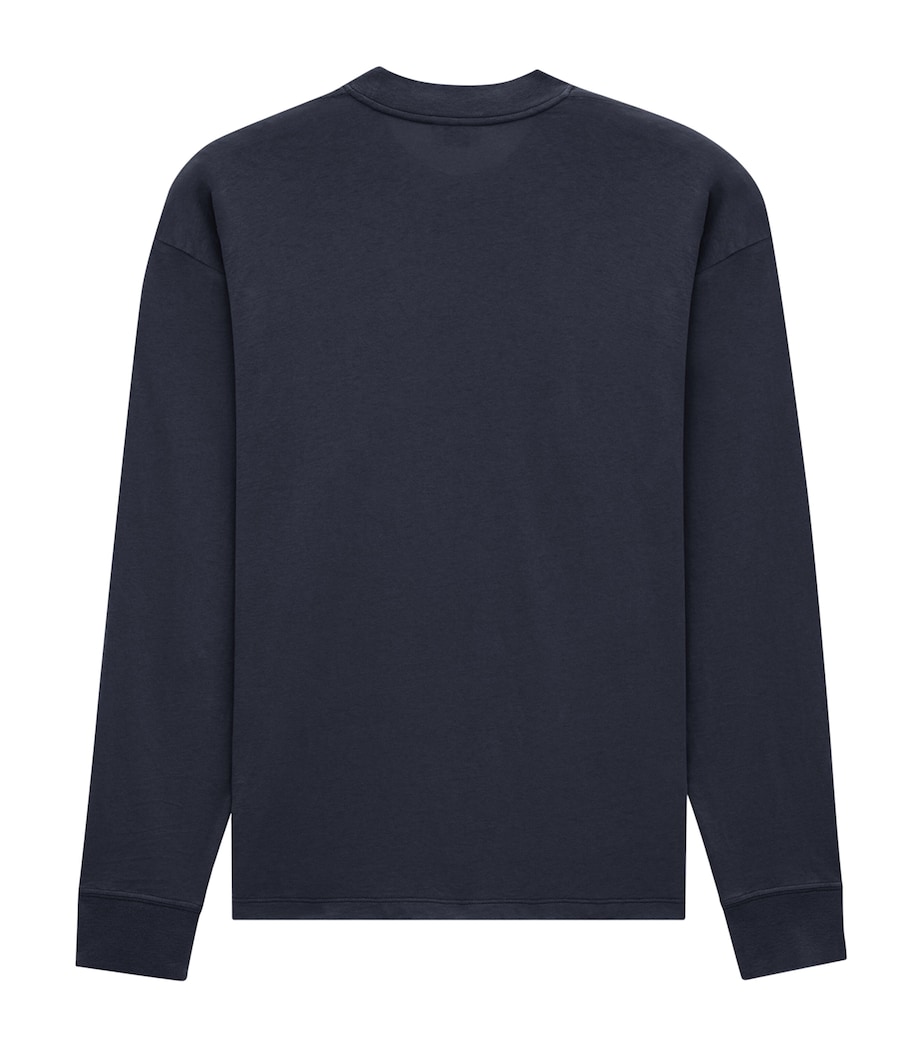 Cotton Crew-Neck Sweatshirt 4140 Image 2