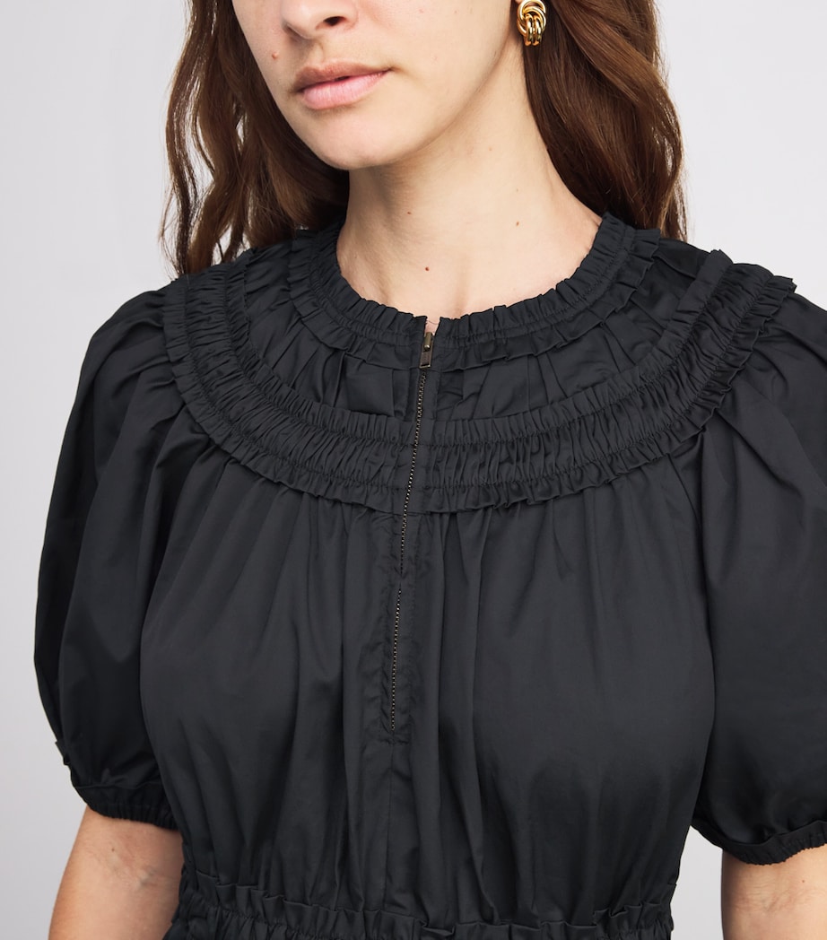 Cotton Othella Midi Dress NOIR Image 4