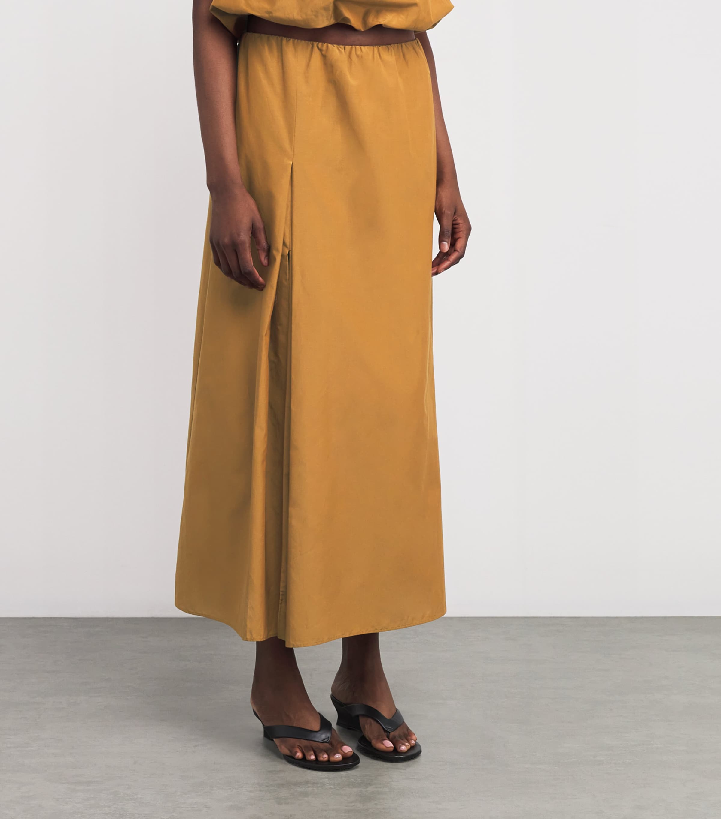 Loulou de Saison Cotton-Silk Carmen Maxi Skirt | Harrods UK