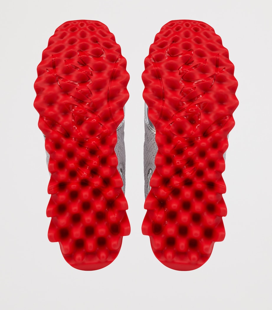 Mini Shark Leather-Mesh Sneakers CN1H Image 5