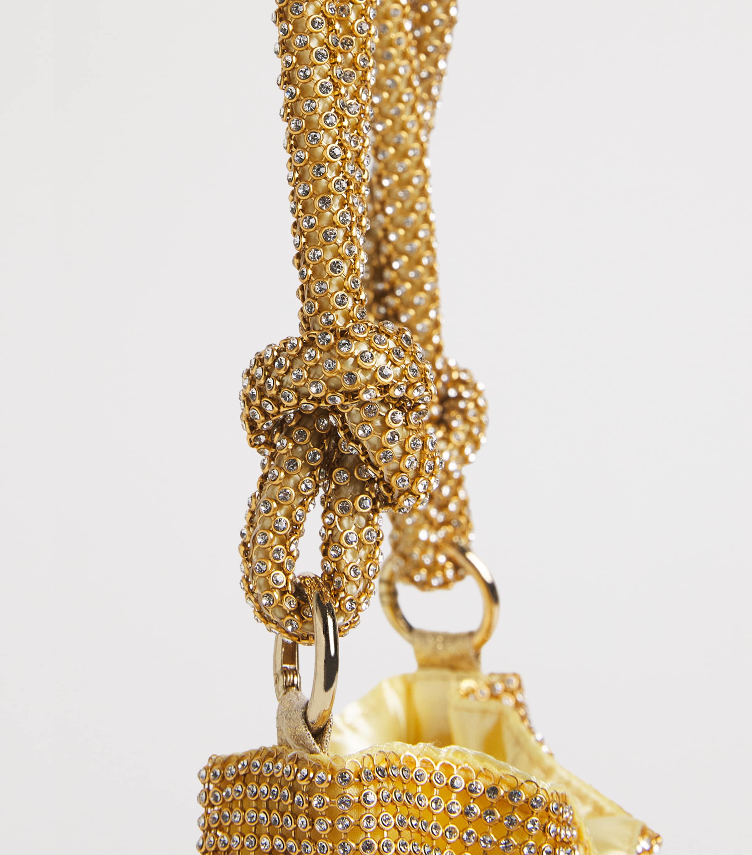 Monnalisa Embellished Bucket Bag Gold Image 4