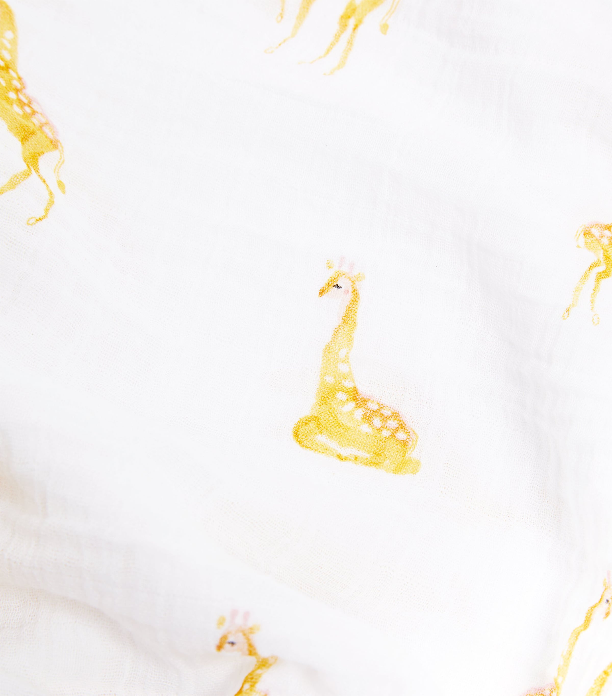 Pehr Cotton Giraffe Swaddle Follow Me Giraffe Image 2