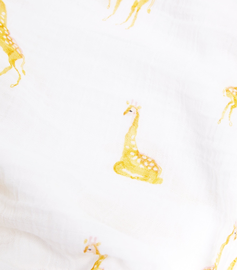 Pehr Cotton Giraffe Swaddle Follow Me Giraffe Image 2