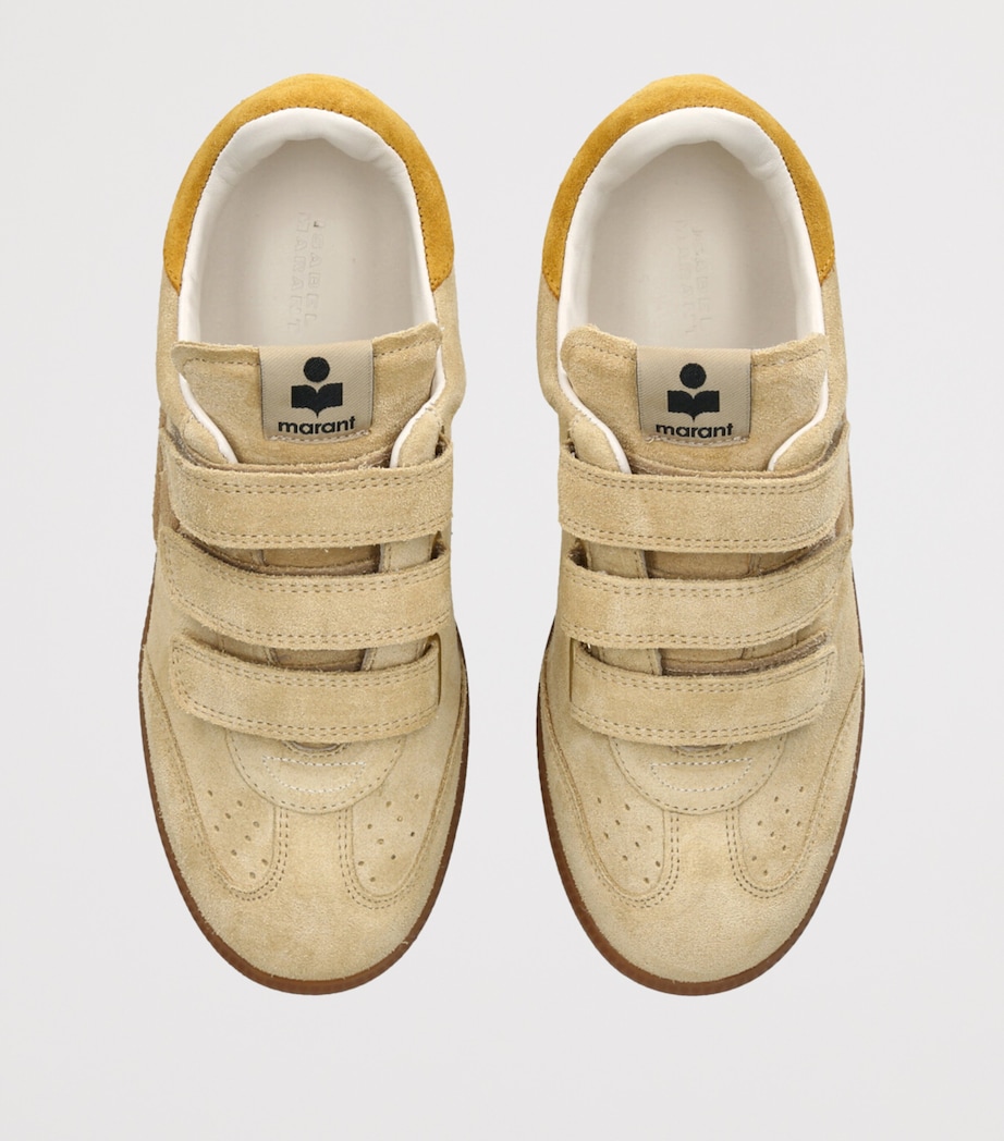 Isabel Marant Suede Beth Logo Sneakers Beige Comb Image 4