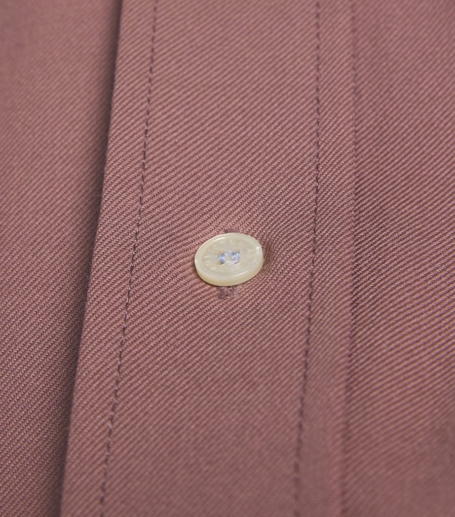 Cropped Long-Sleeve Shirt 9476 MAUVE Image 5