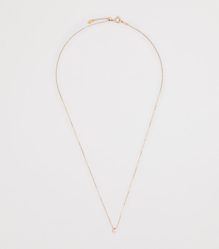 Yellow Gold and Diamond Floating Necklace  YELLOW GOLD Image 3