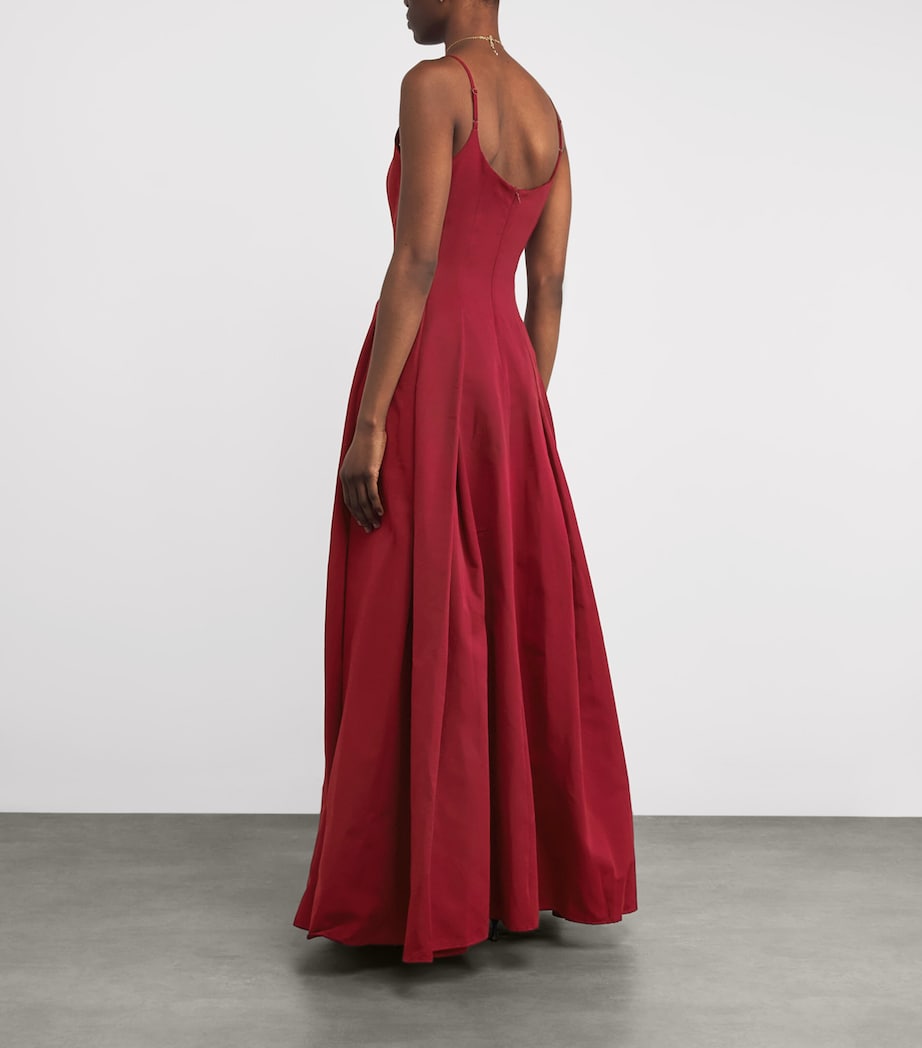 Cotton-Blend Joy Maxi Dress POMEGRANATE Image 3