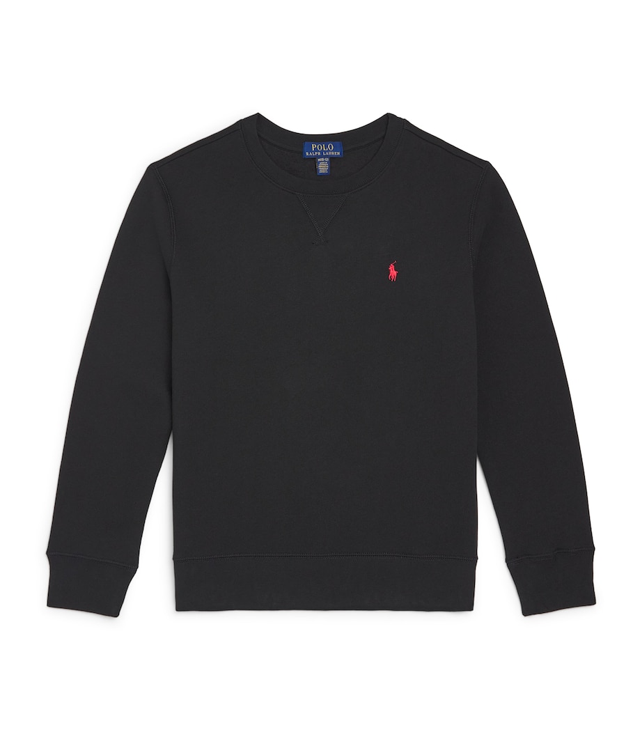 Cotton-Blend Sweatshirt (8-9 Years) POLO BLACK Image 1