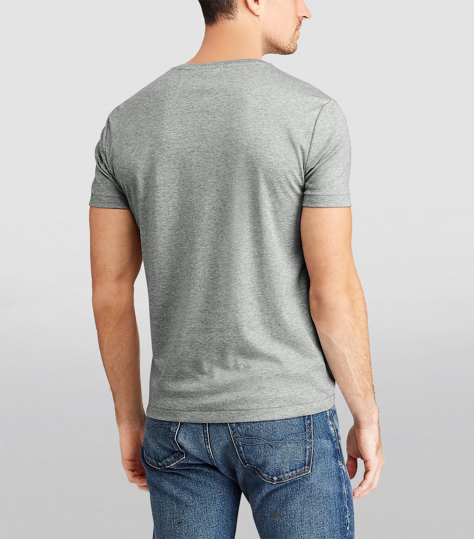 Pima Cotton Polo Pony T-Shirt GREY Image 8