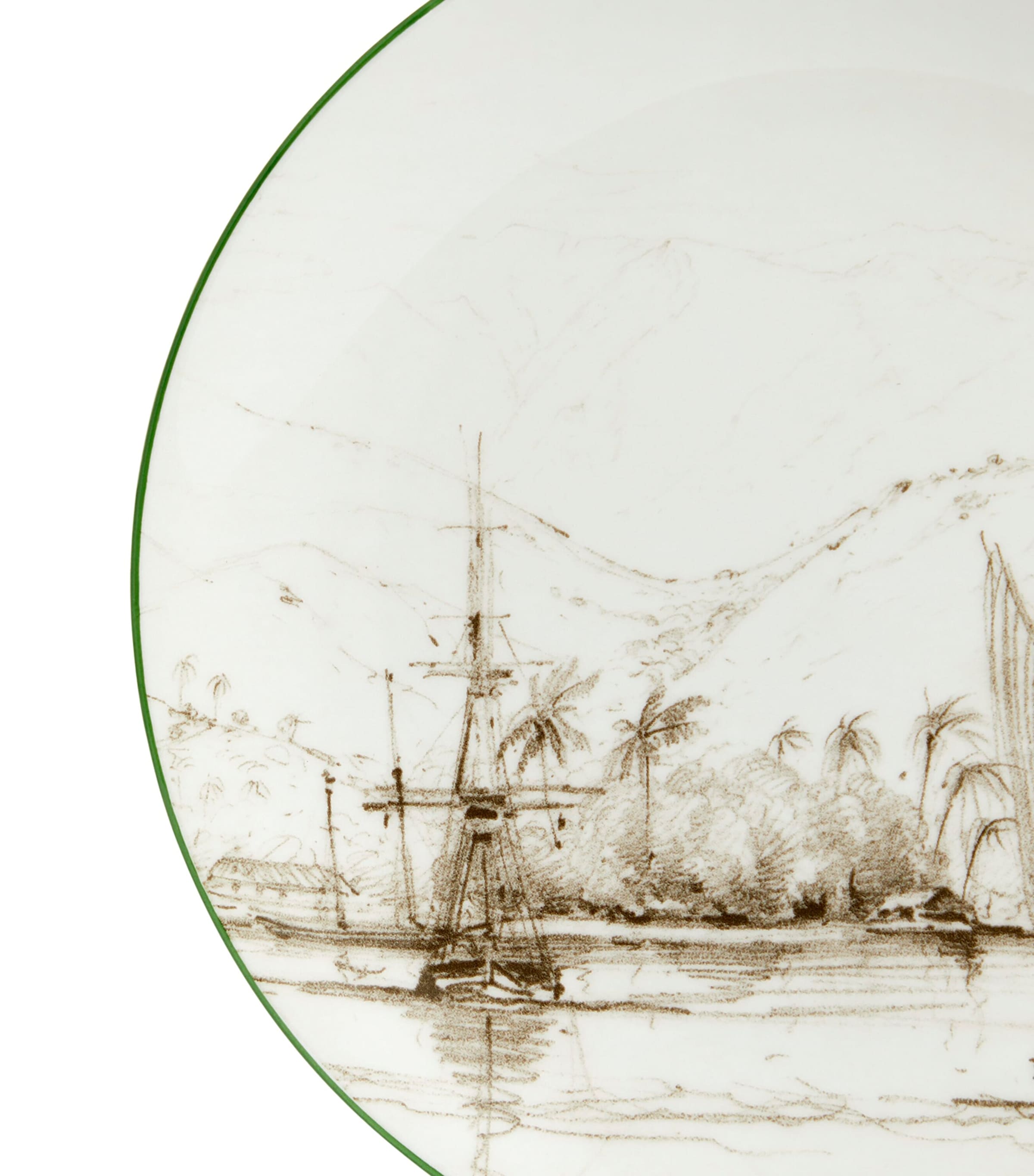 Wedgwood Voyage of the Beagle Tahiti Plate, Teacup and Saucer Set Image 5