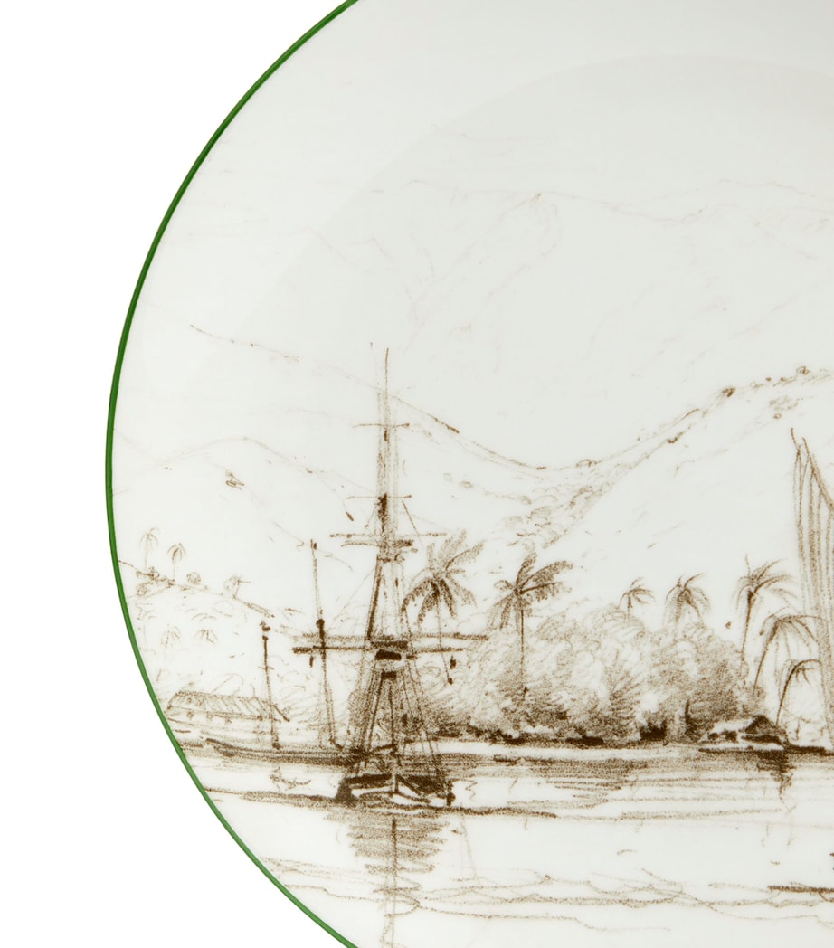 Voyage of the Beagle Tahiti Plate, Teacup and Saucer Set MULTI Image 5