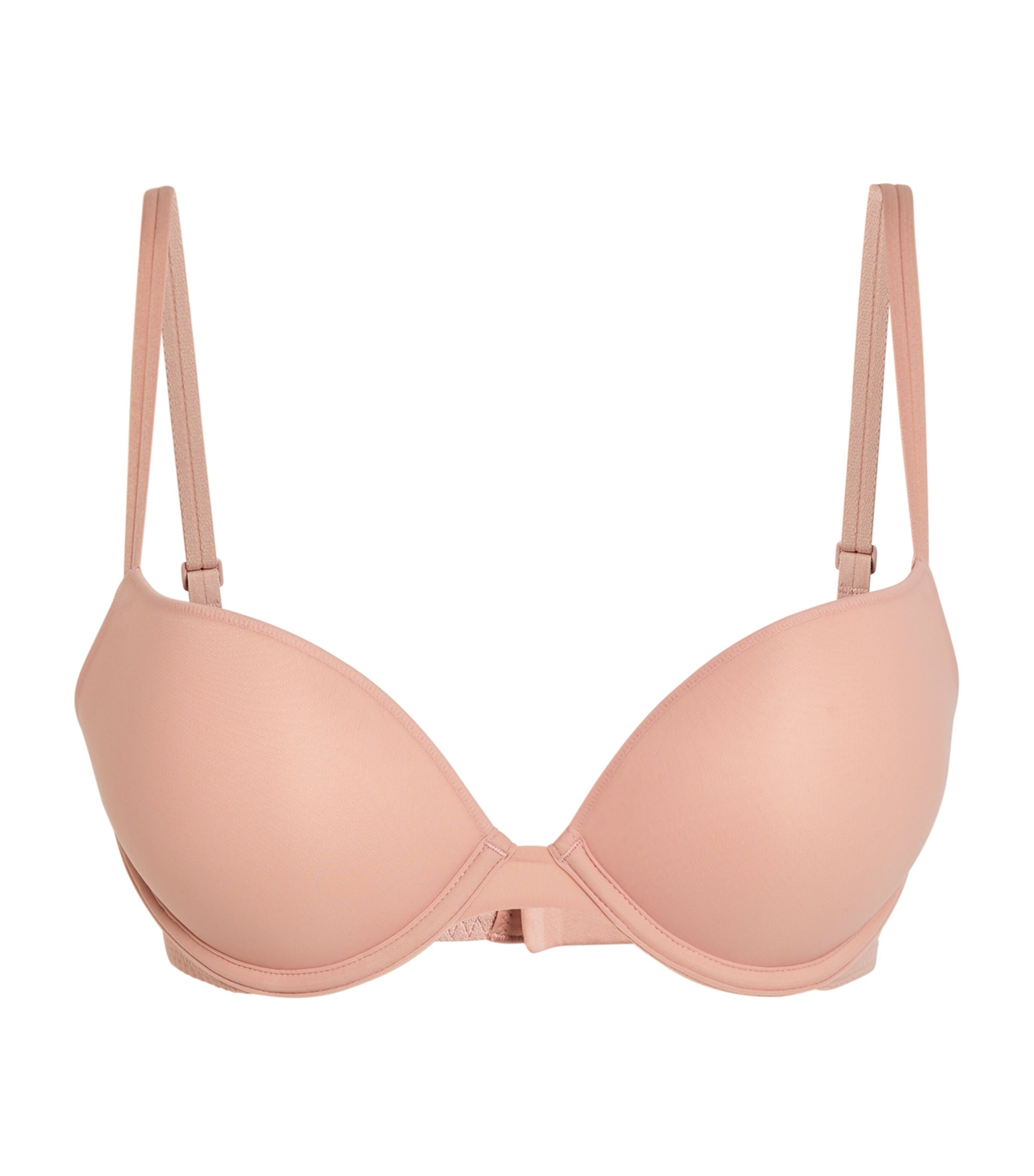 Calvin Klein Push-up Plunge Bra In Pink