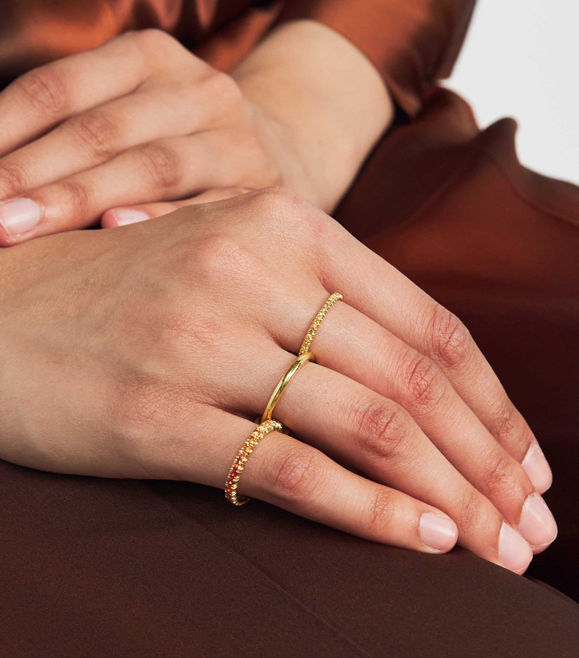 Yellow Gold and Sapphire Norah Ring YELLOW GOLD Image 5