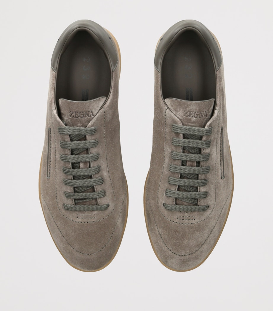 Zegna Suede 232 Sneakers Grey Image 4