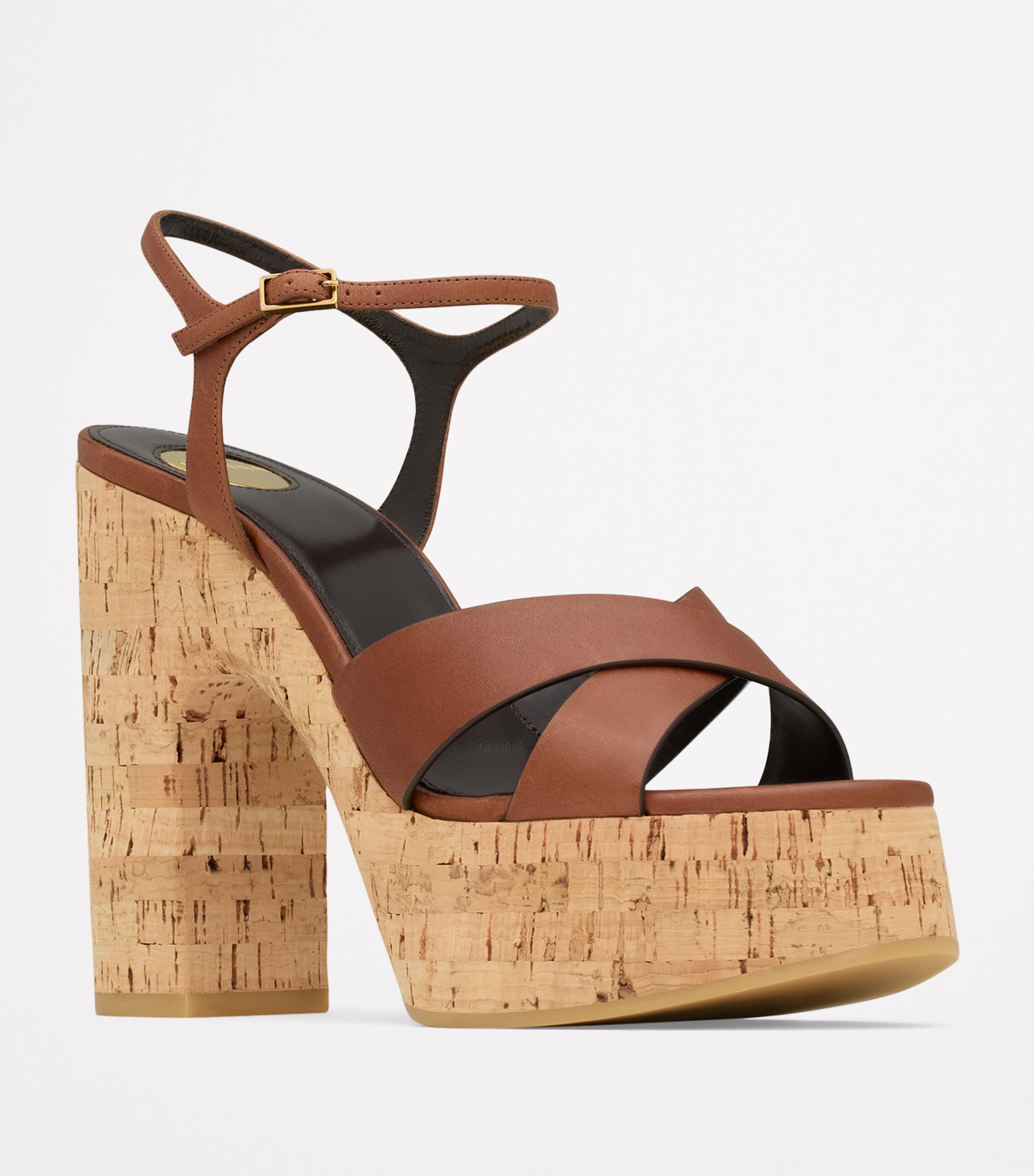 Leather Bianca Platform Sandals 85 6036 Image 3