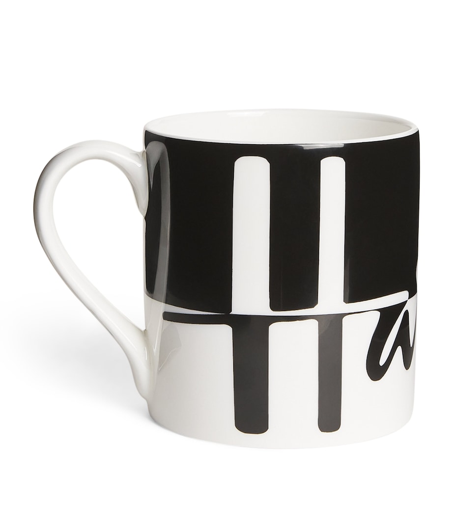 Ceramic Logo Mug BLACK/WHITE Image 1