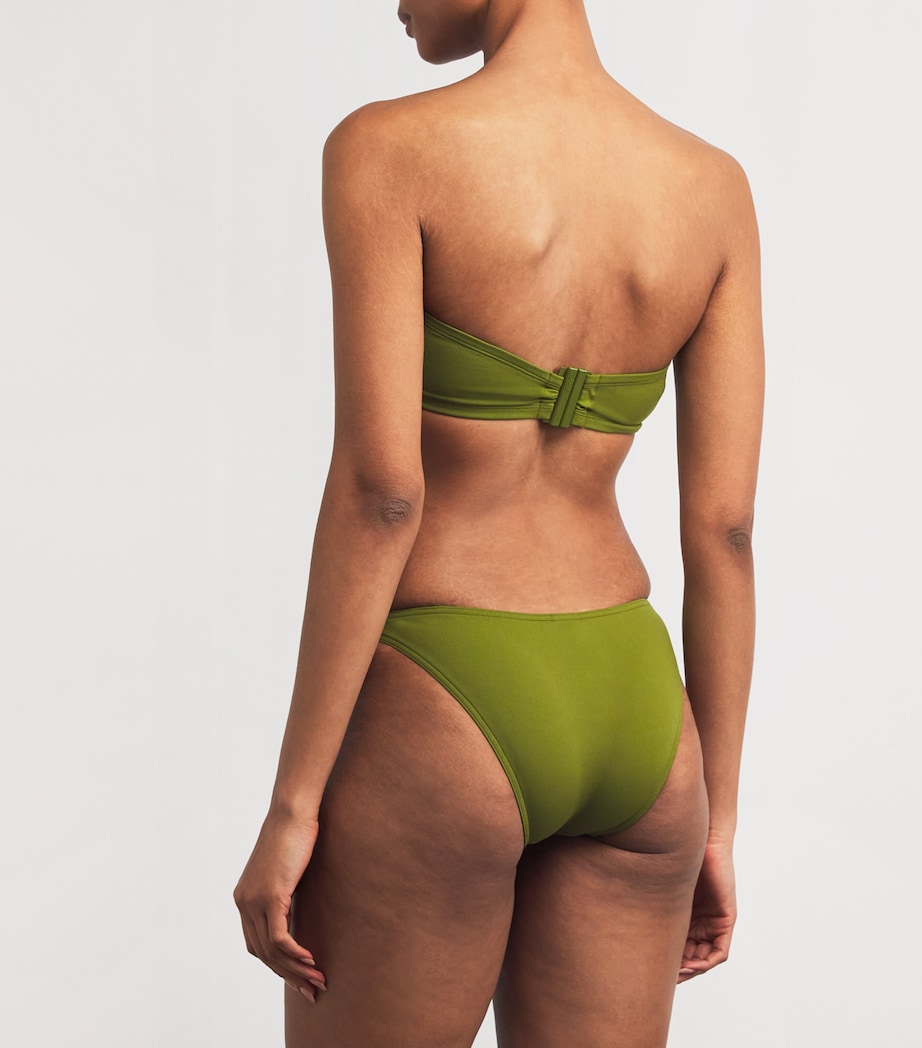 Show Bandeau Bikini Top PISTACHE E25 Image 3