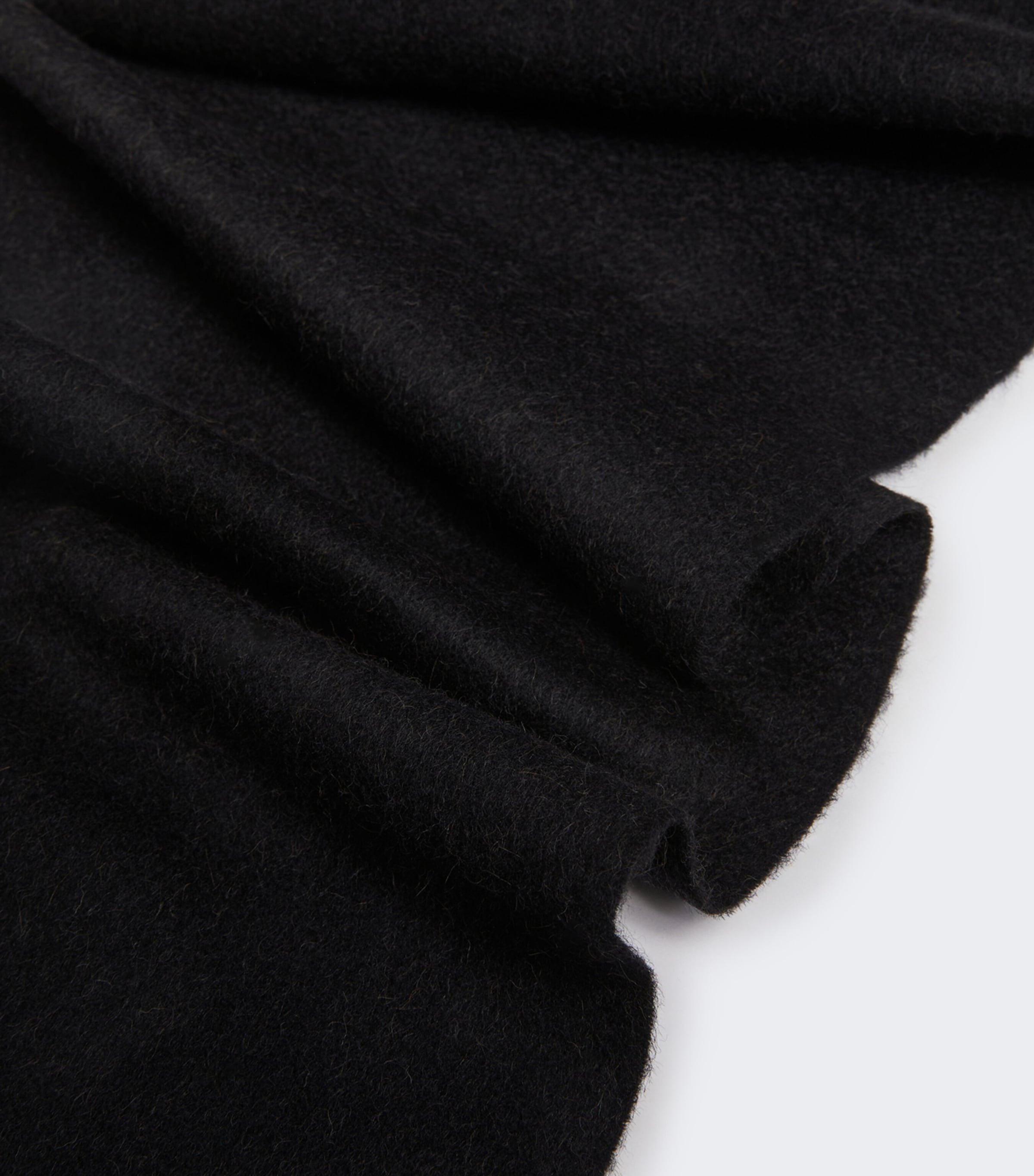 Max Mara Camel Wool Scarf Black Image 3
