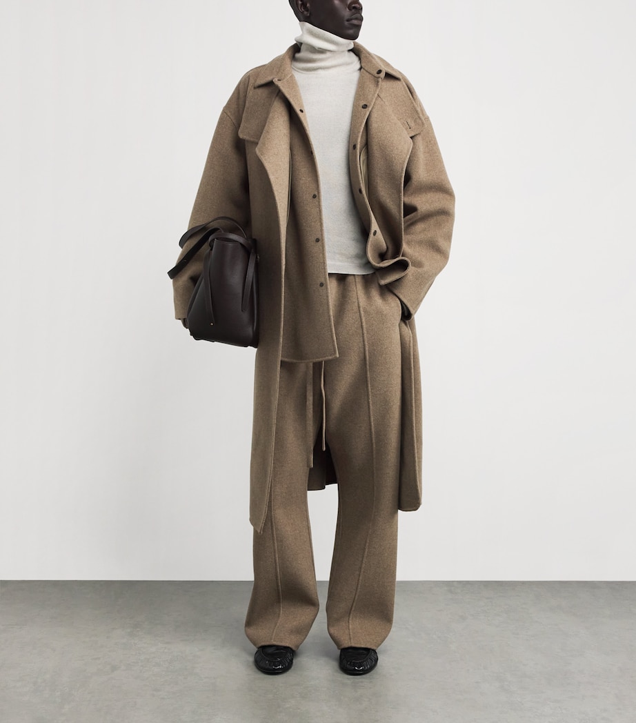 Wool-Cashmere '70s Trousers WALNUT Image 2