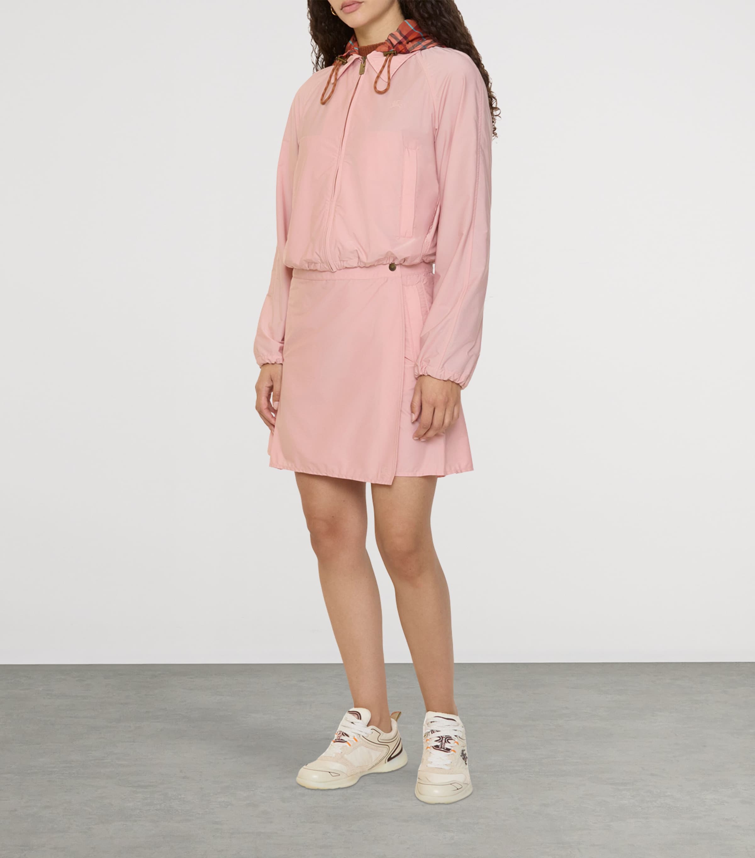 Stretch Pleated Mini Skirt BEGONIA PINK Image 2