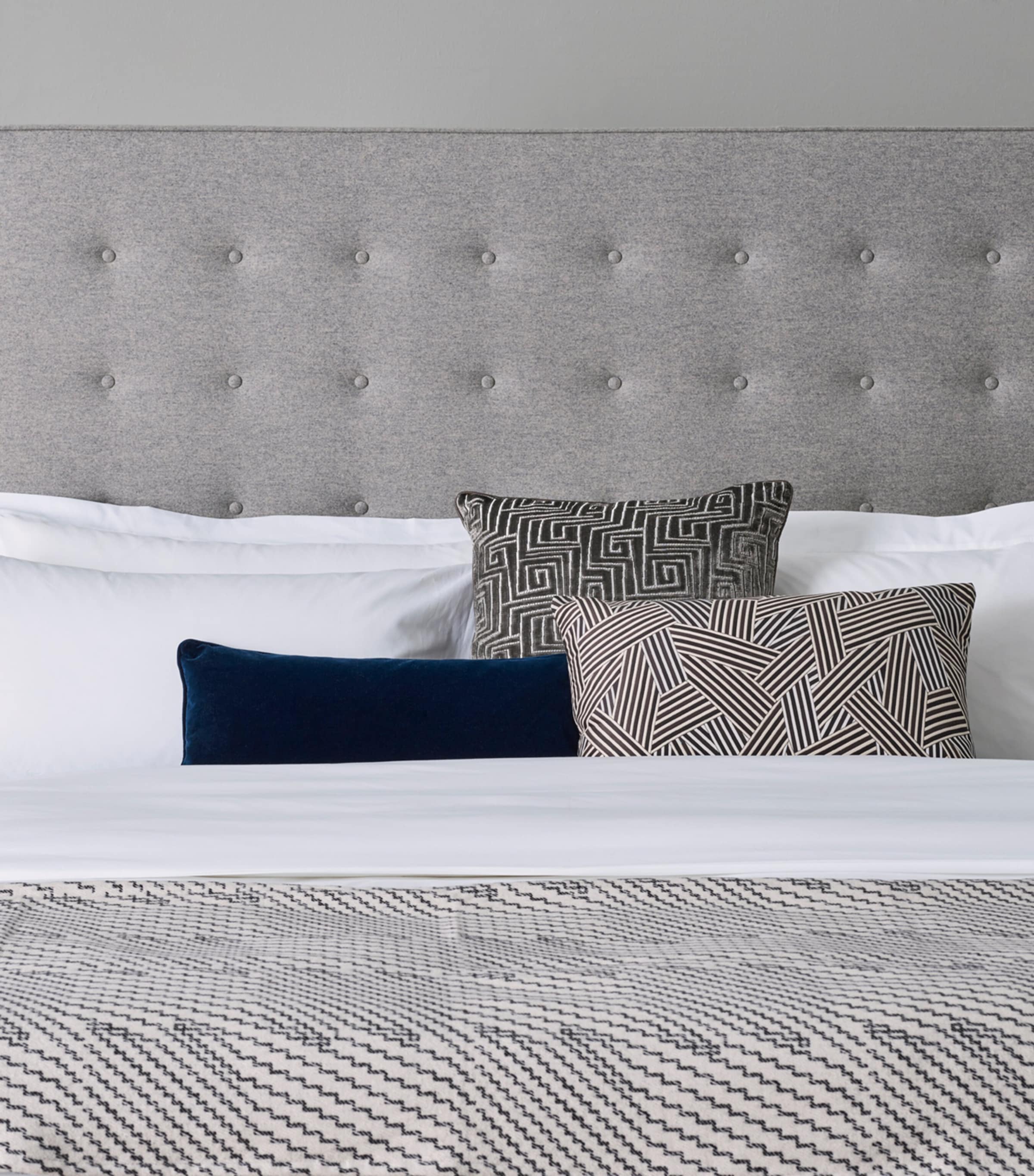 The Drift Super King Duvet Cover Set WHITE Image 3