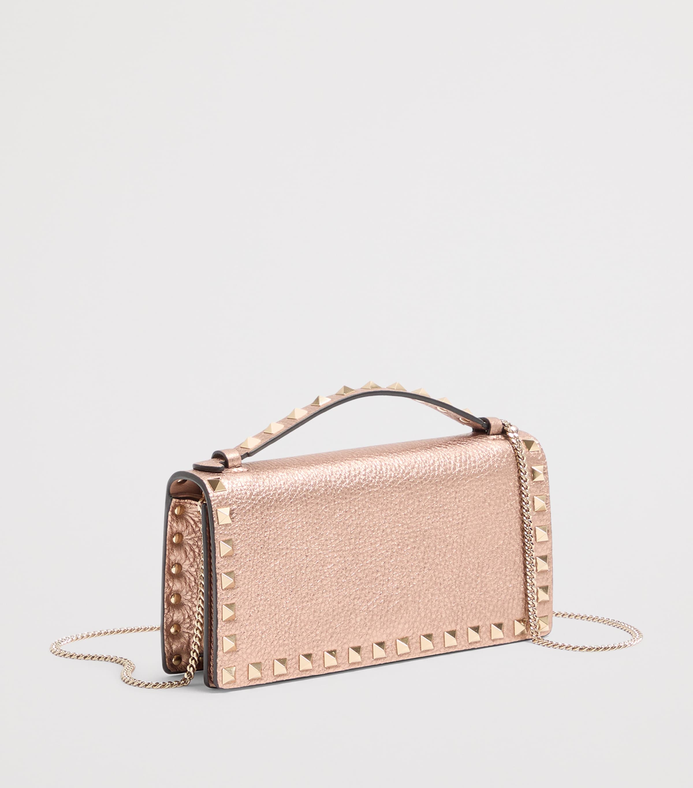 Leather Rockstud Chain Wallet GF9 Image 2