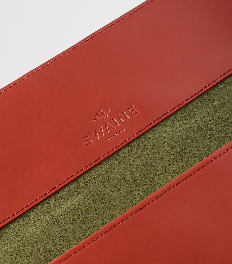 Leather Eton Document Holder CHESTNUT Image 3