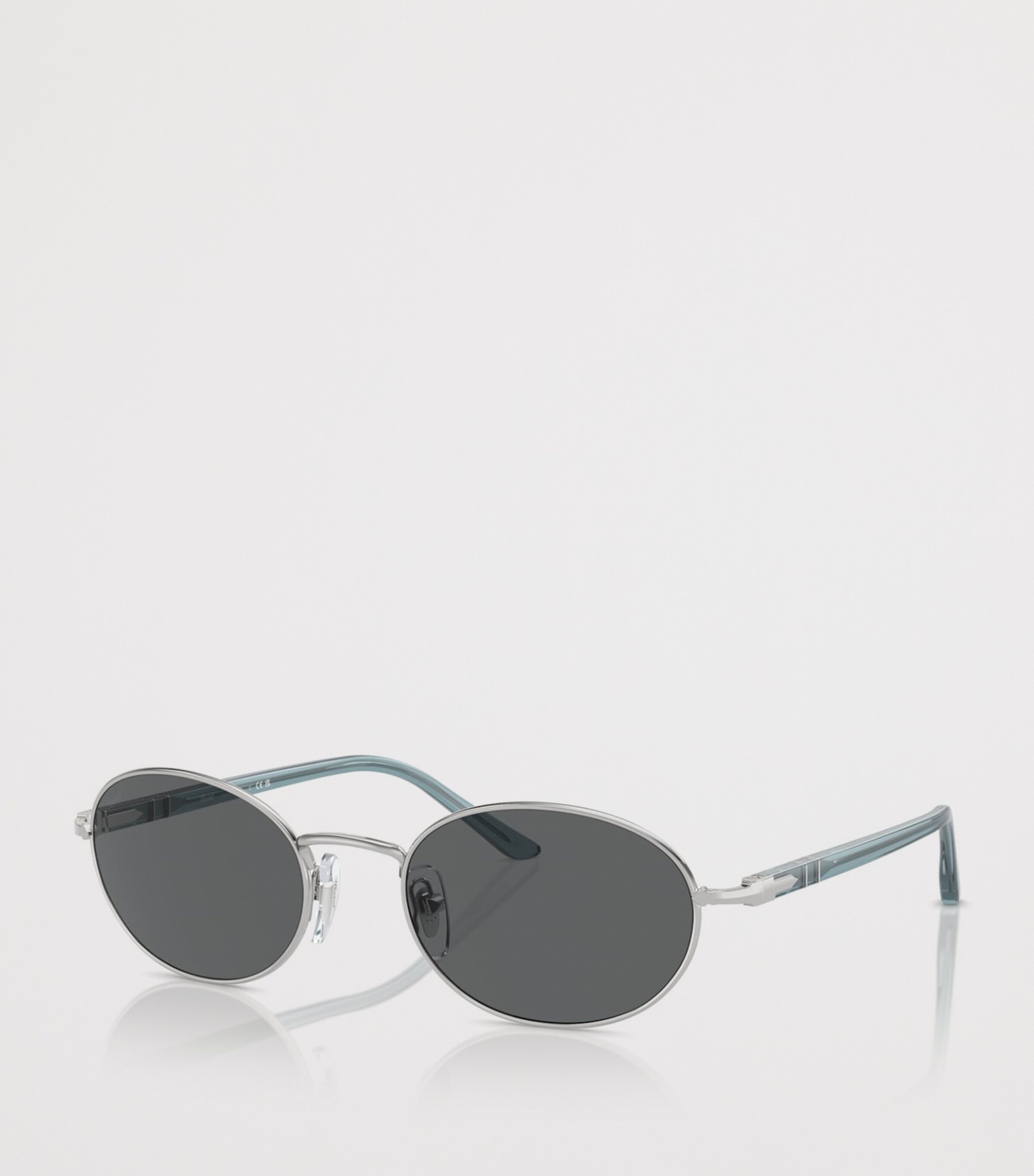 Persol Ida Oval Sunglasses Silver Image 2
