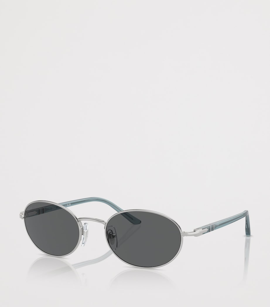 Persol Ida Oval Sunglasses Silver Image 2