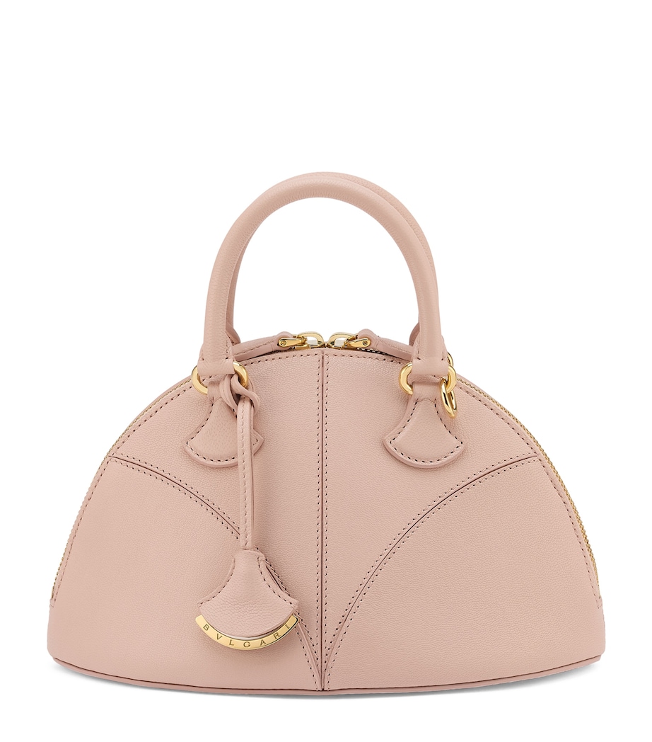 Small Goat Leather Marquise Top-Handle Bag PINK MEDIUM Image 1