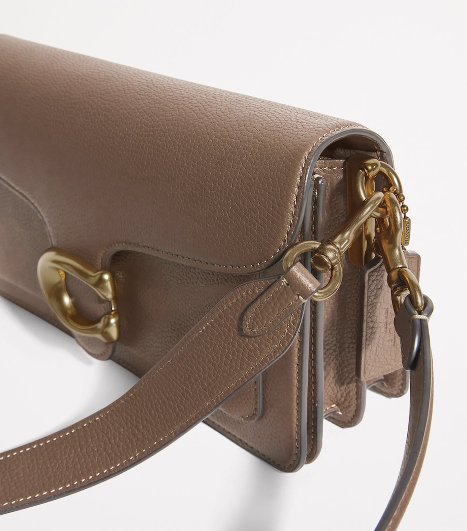 Coach Pebbled Leather Tabby 20 Shoulder Bag Stone Image 6