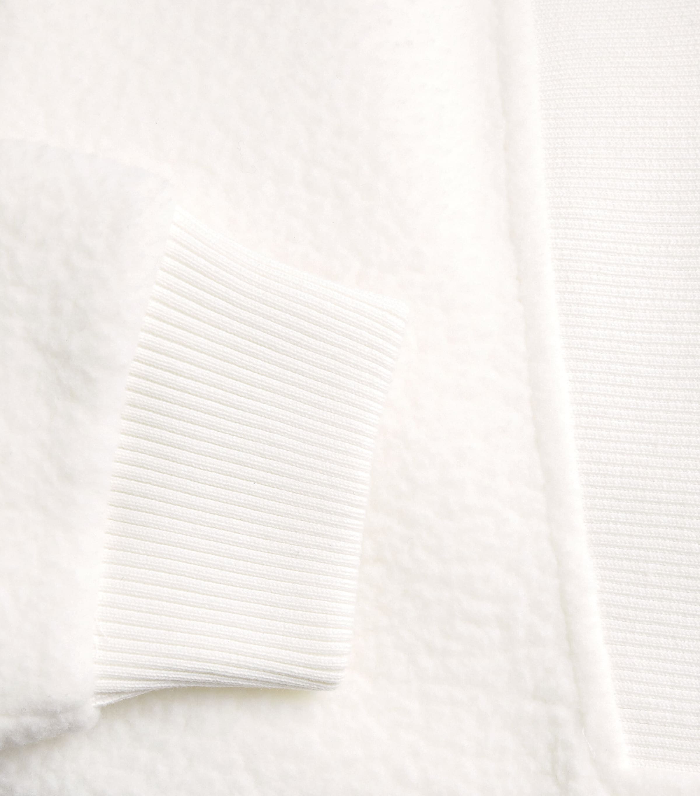 Fleece Mumford Half-Zip Sweatshirt CREAM Image 5