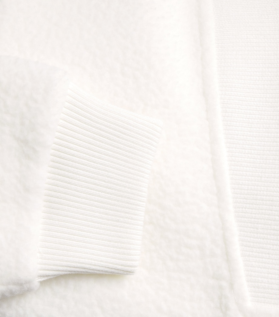 Fleece Mumford Half-Zip Sweatshirt CREAM Image 5