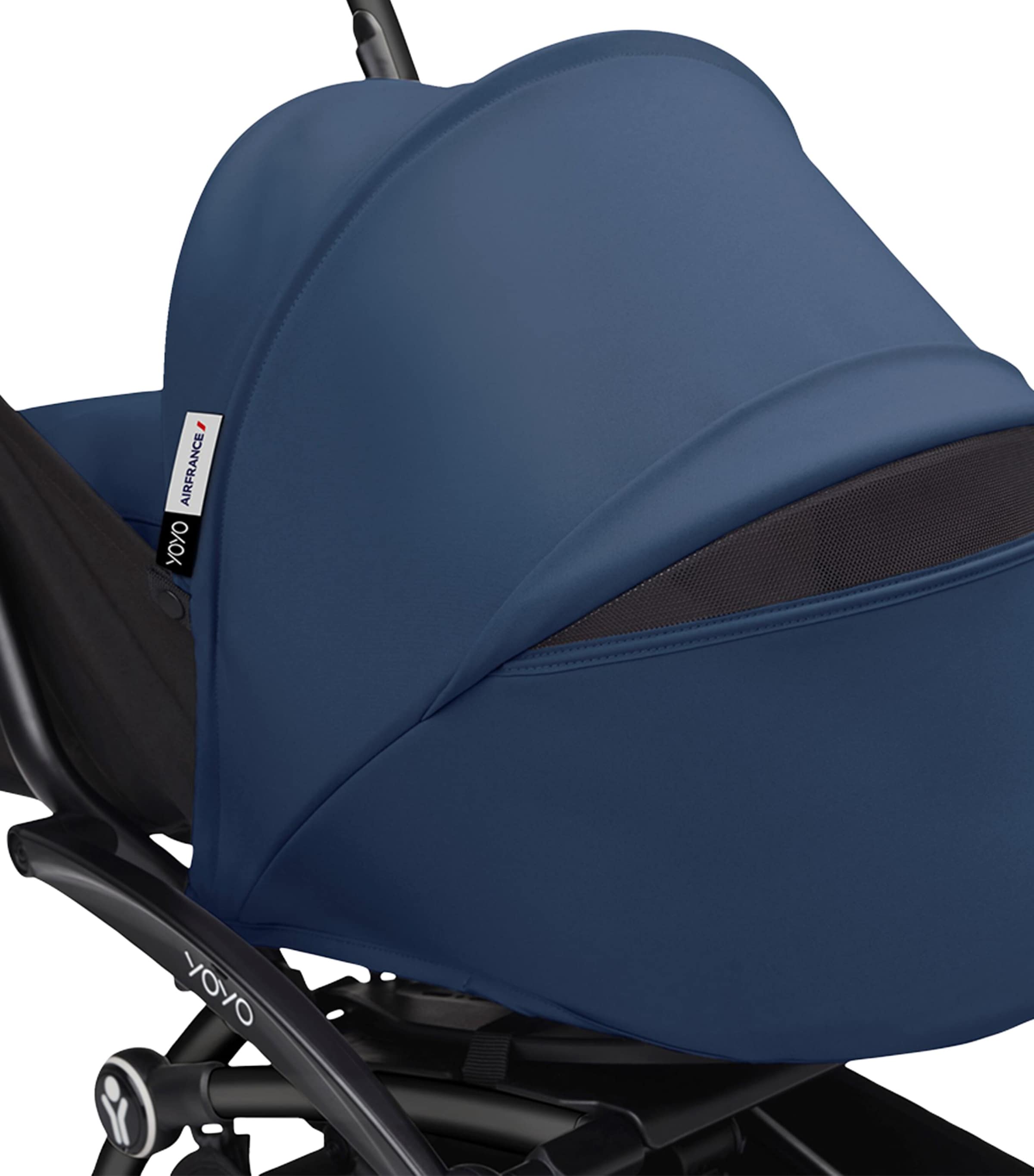 YOYO 0+ Newborn Stroller Seat Pack (0-6 Months) AIR FRANCE BLUE Image 5