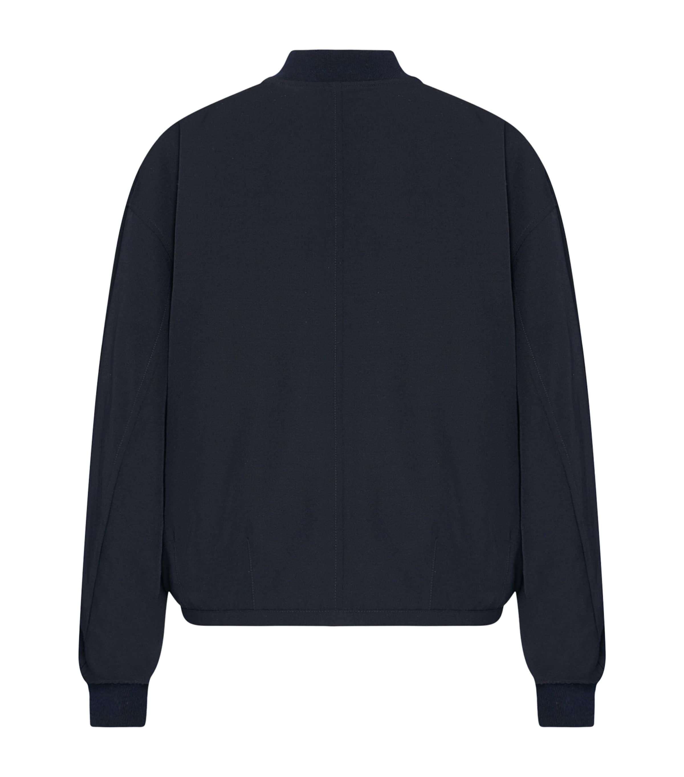 Fenn Wool Bomber Jacket DARK NAVY Image 2