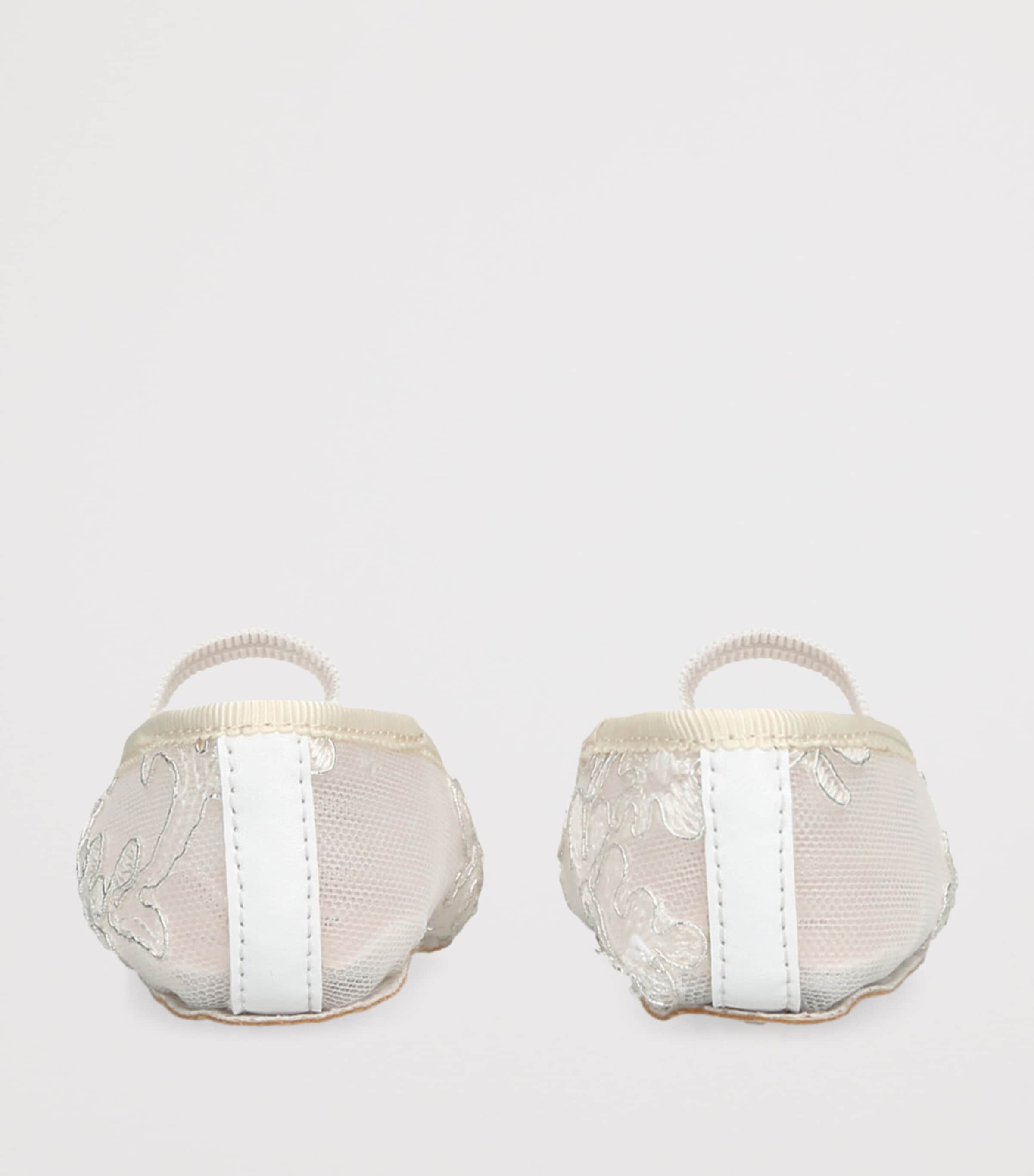 Lace Odette Ballet Flats WHITE Image 2