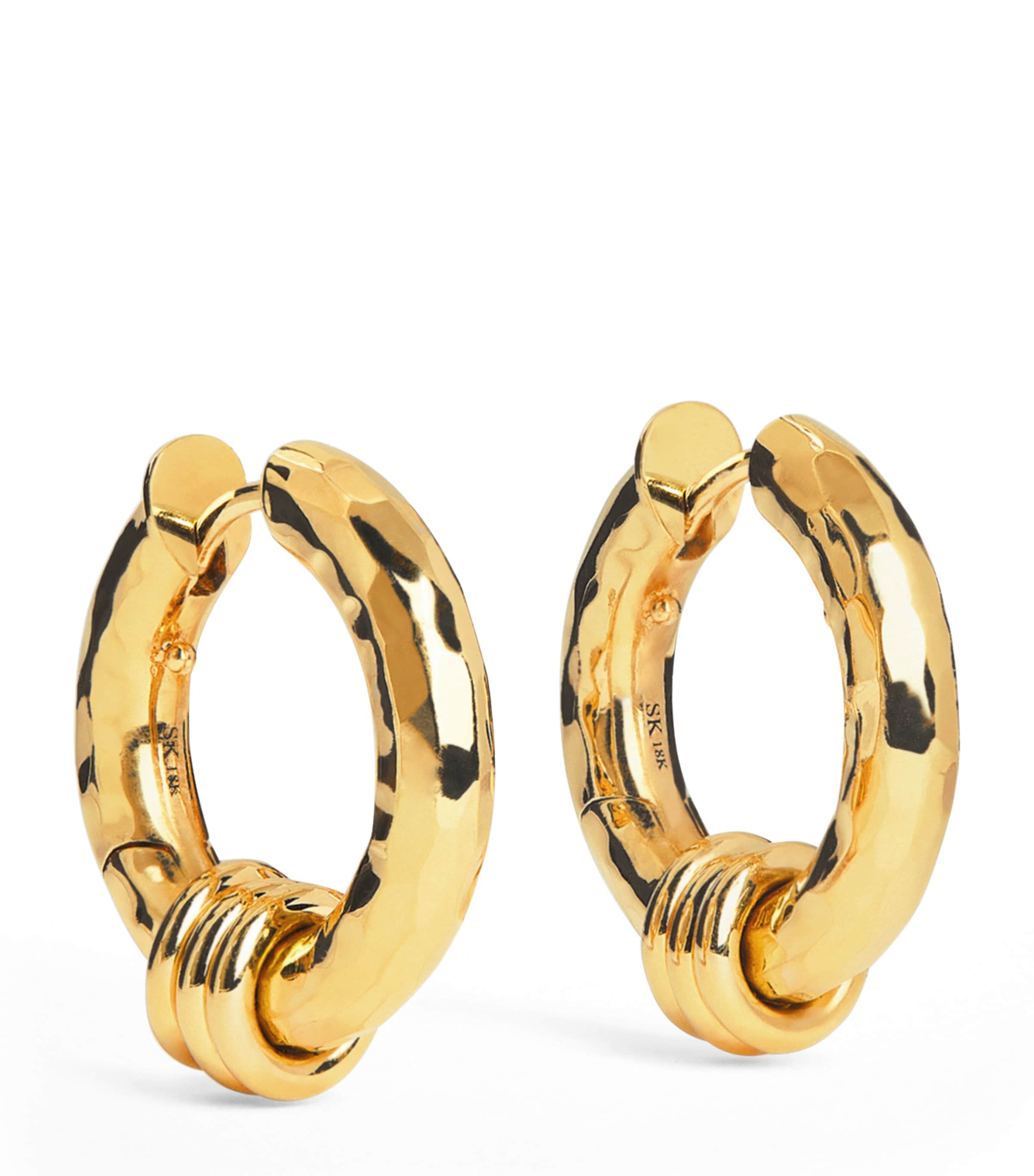 Spinelli Kilcollin Yellow Gold Vulcan Ursa Minor Hoop Earrings In Gold