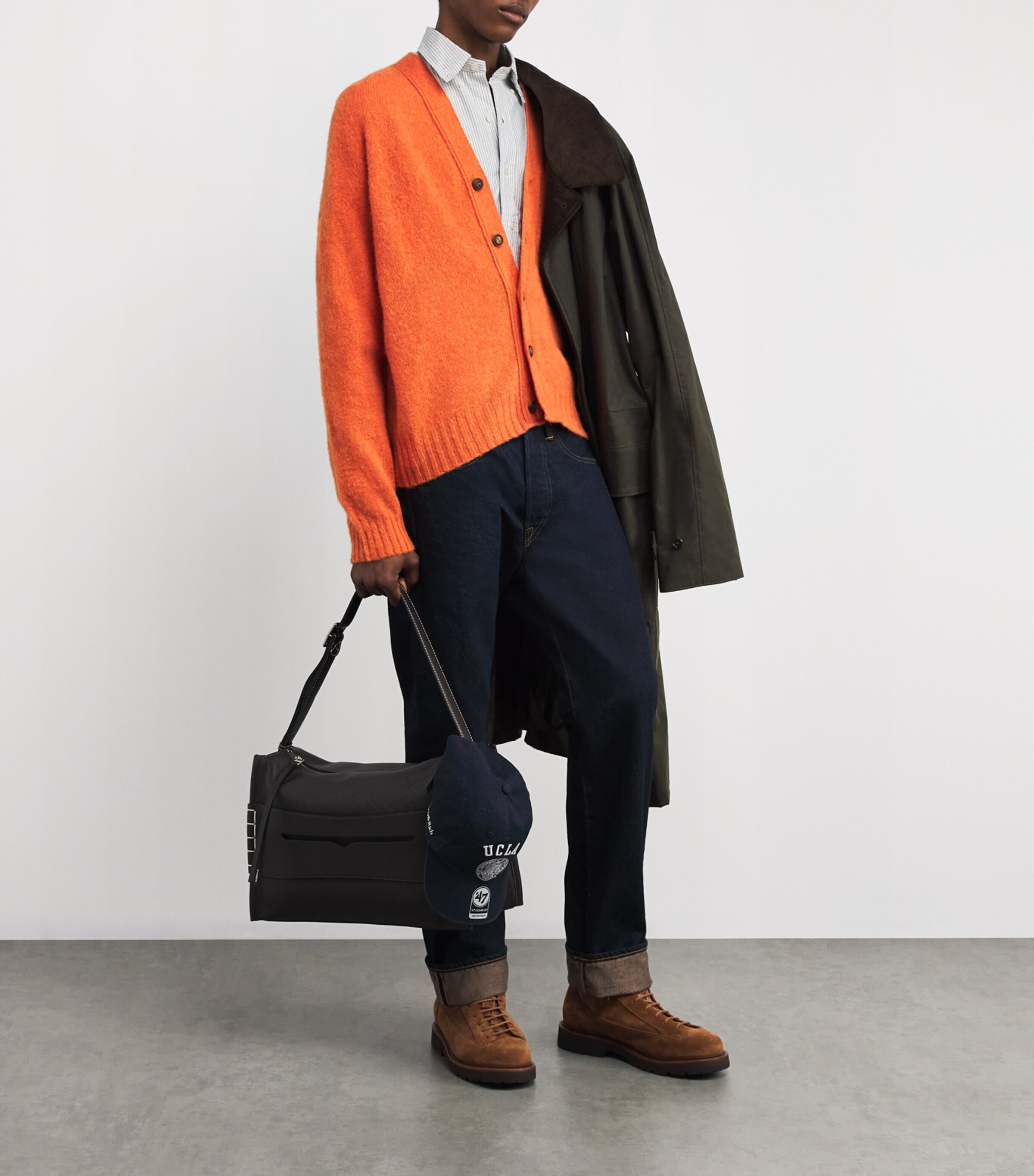 Cotton Oxford Shirt BROWN Image 2