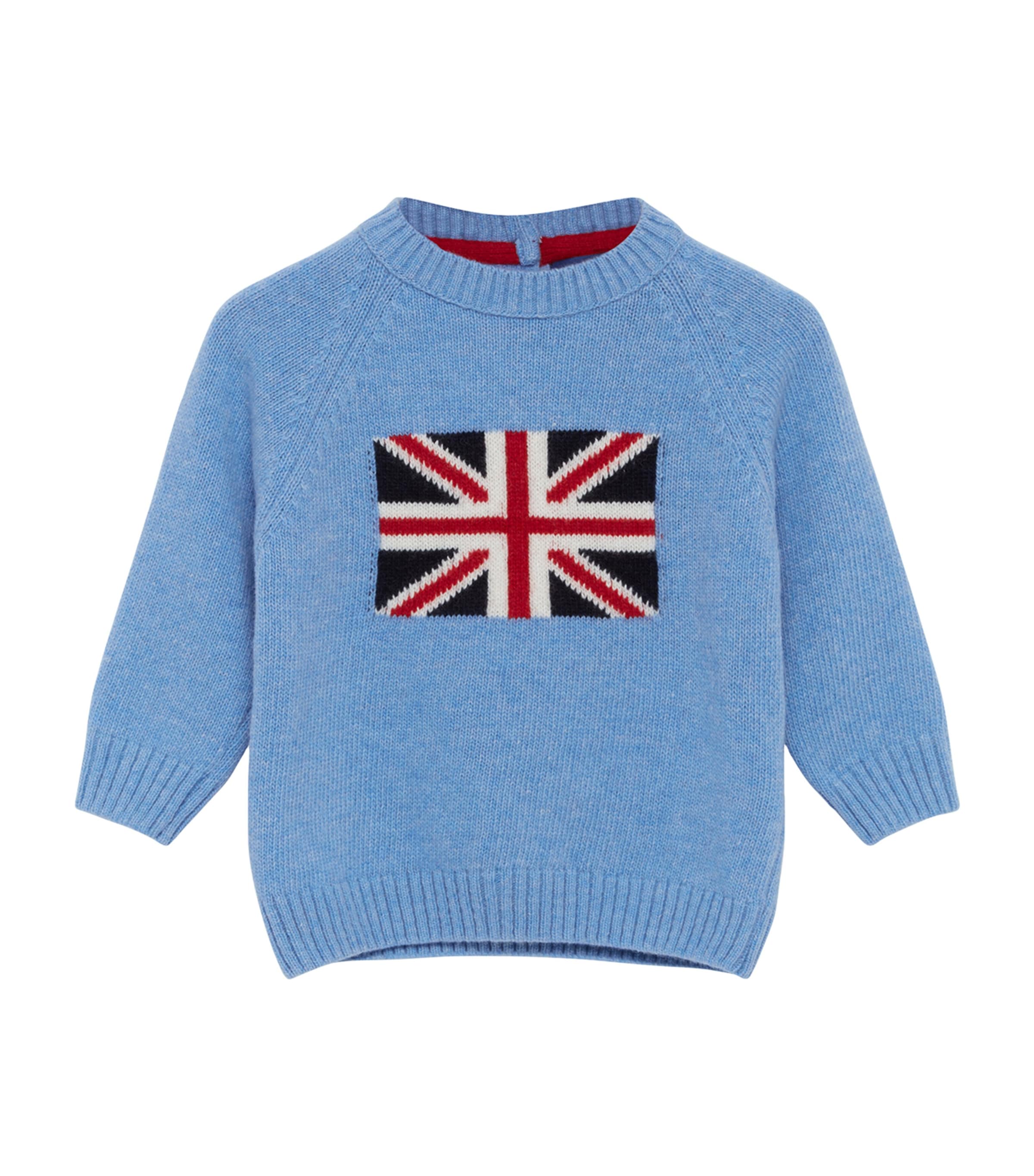Trotters George Sweater In Blue