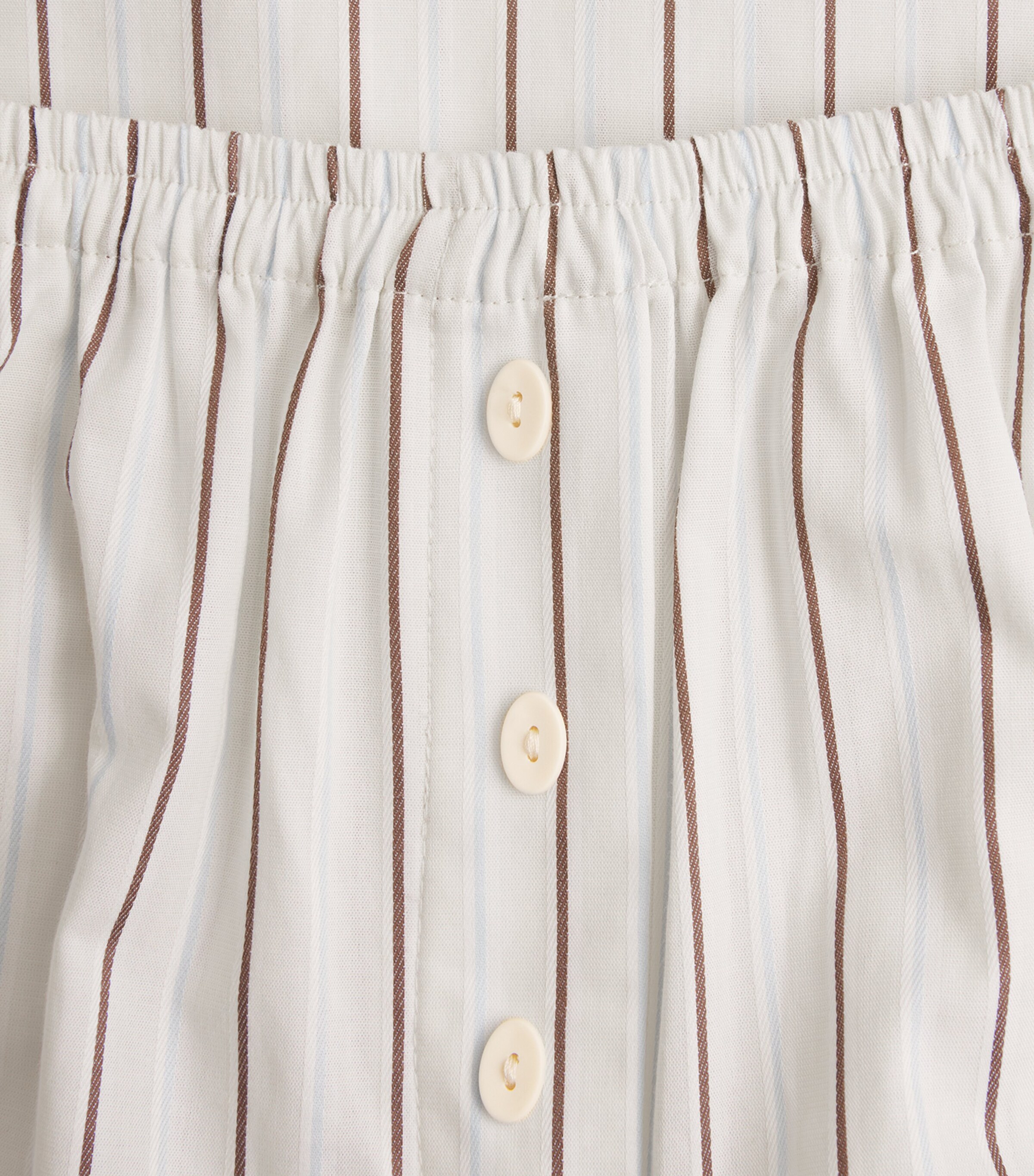 Faithfull the Brand Womens Cotton Paloma Trousers Fiori Stripe Lemon Image 6