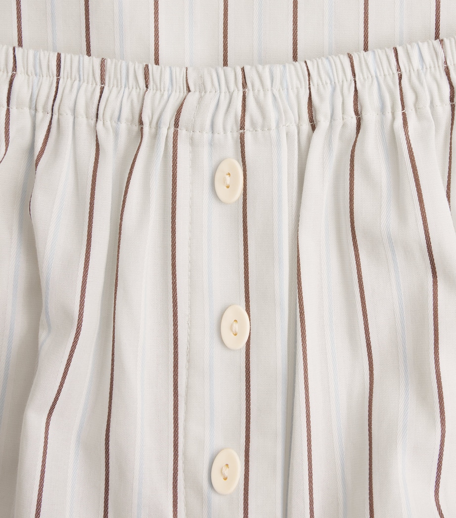 Faithfull the Brand Womens Cotton Paloma Trousers Fiori Stripe Lemon Image 6