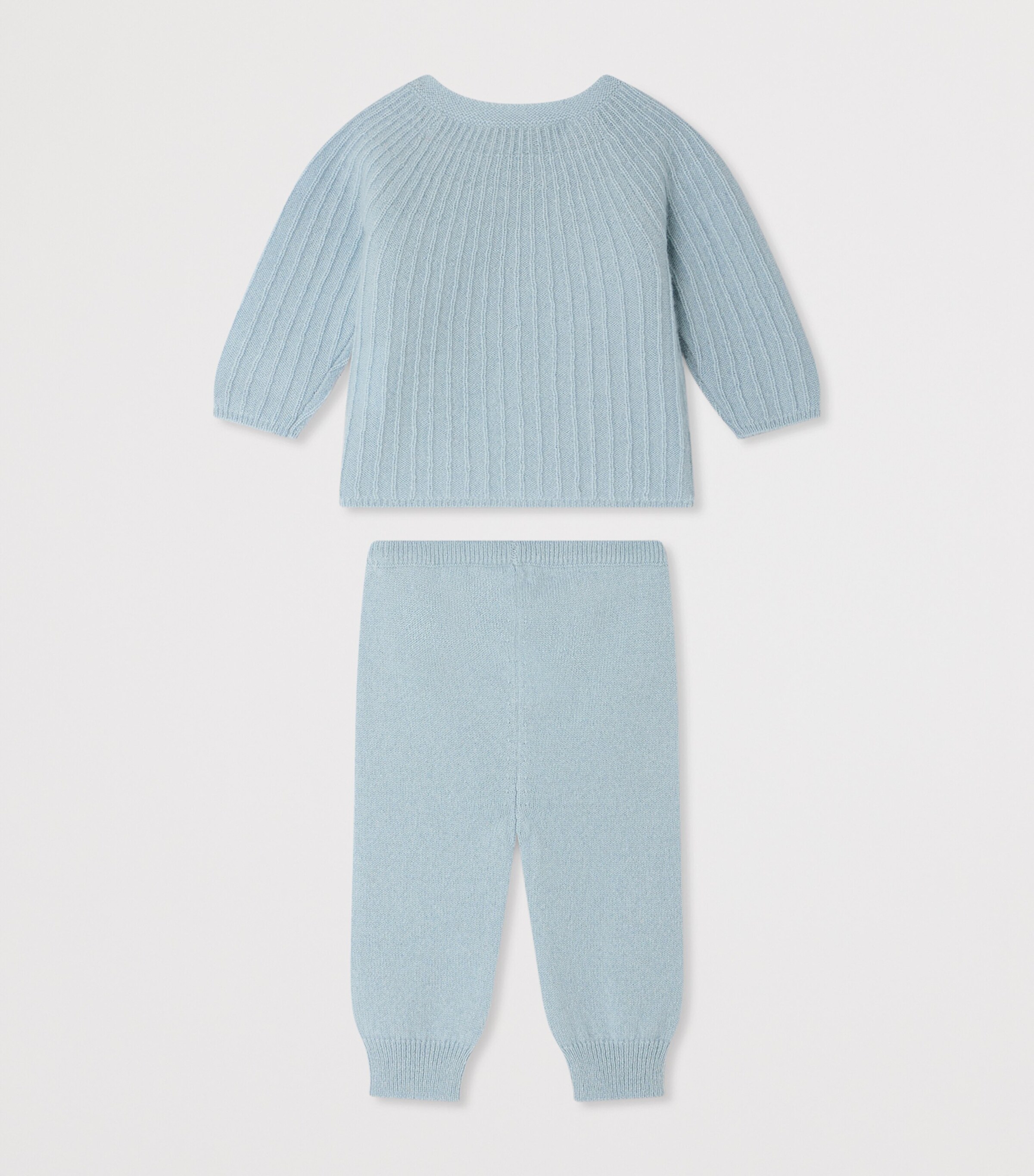 Bonpoint Cashmere Sweater and Leggings Set (3-18 Months) Ciel Image 2