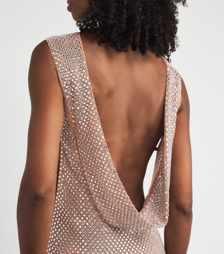 Crystal Maxi Dress SILVER Image 6