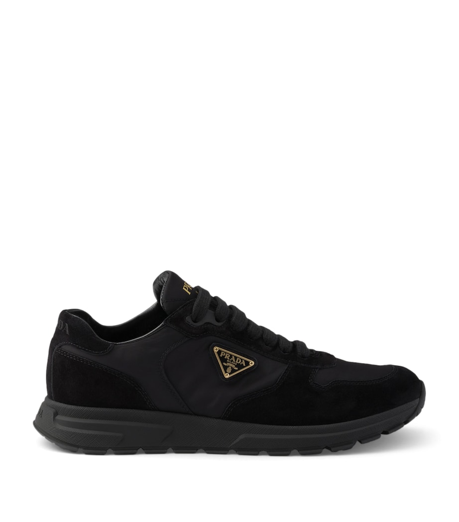 Re-Nylon and Suede Prax 2.0 Low-Top Sneakers F0002 Image 1