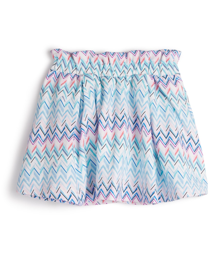 Missoni Kids Zigzag Print Skirt (4-14 Years) Blue/pink Image 1