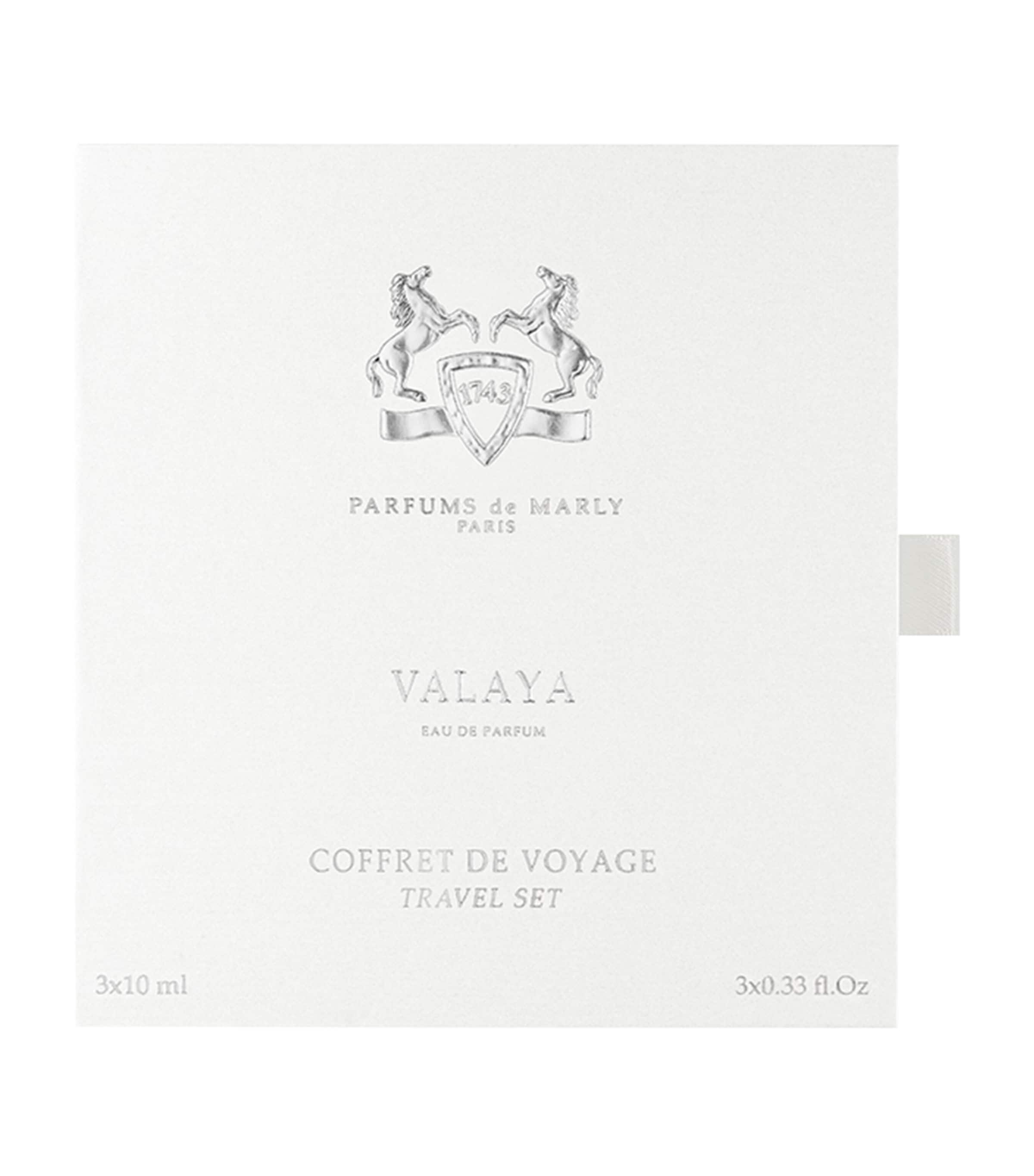 Parfums de Marly Valaya Eau De Parfum Sprays and Case Travel Set (3 x 10ml) | Perfume | Womens Perfume | Beauty Gift Sets | Perfume Gift Sets | Womens | Designers | Parfums De Marly Parfums de Marly Valaya Eau De Parfum Sprays and Case Travel Set (3 x 10ml) | Perfume | Womens Perfume | Beauty Gift Sets | Perfume Gift Sets | Womens | Designers | Parfums De Marly