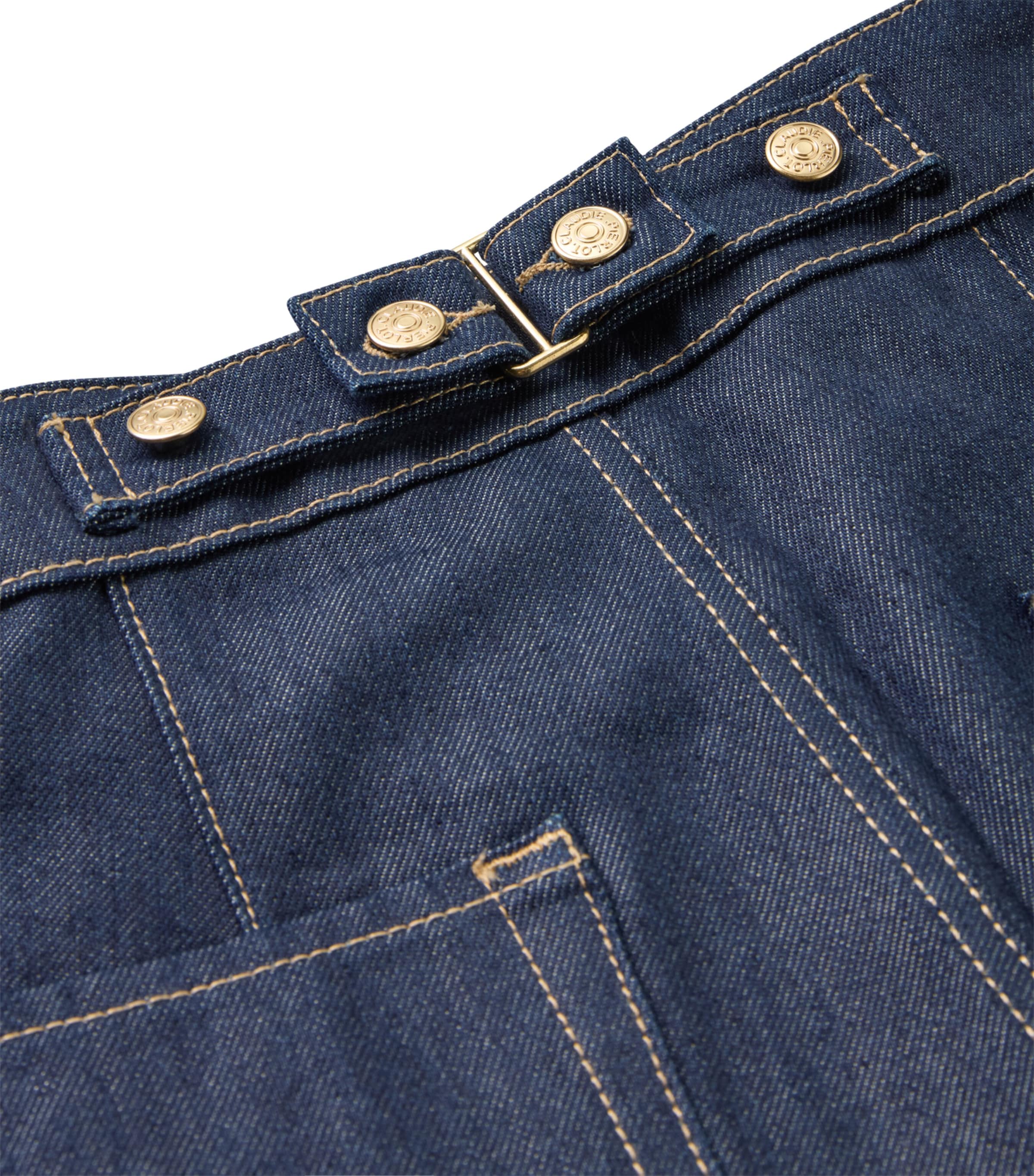 High-Rise Straight-Leg Jeans BLUE DENIM Image 2