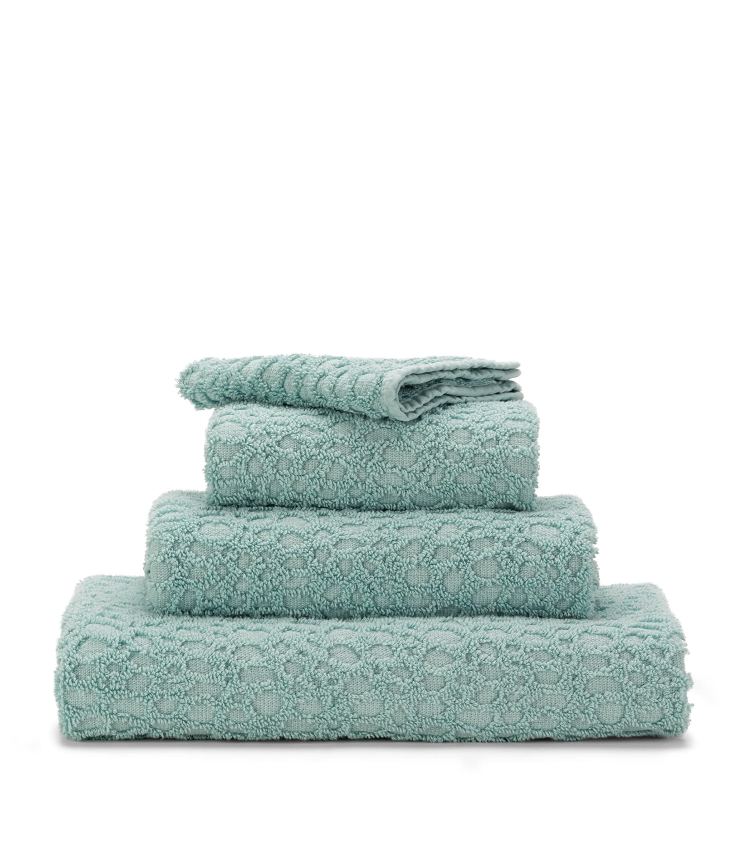 Abyss & Habidecor Egyptian Cotton Lodge Bath Sheet In Blue