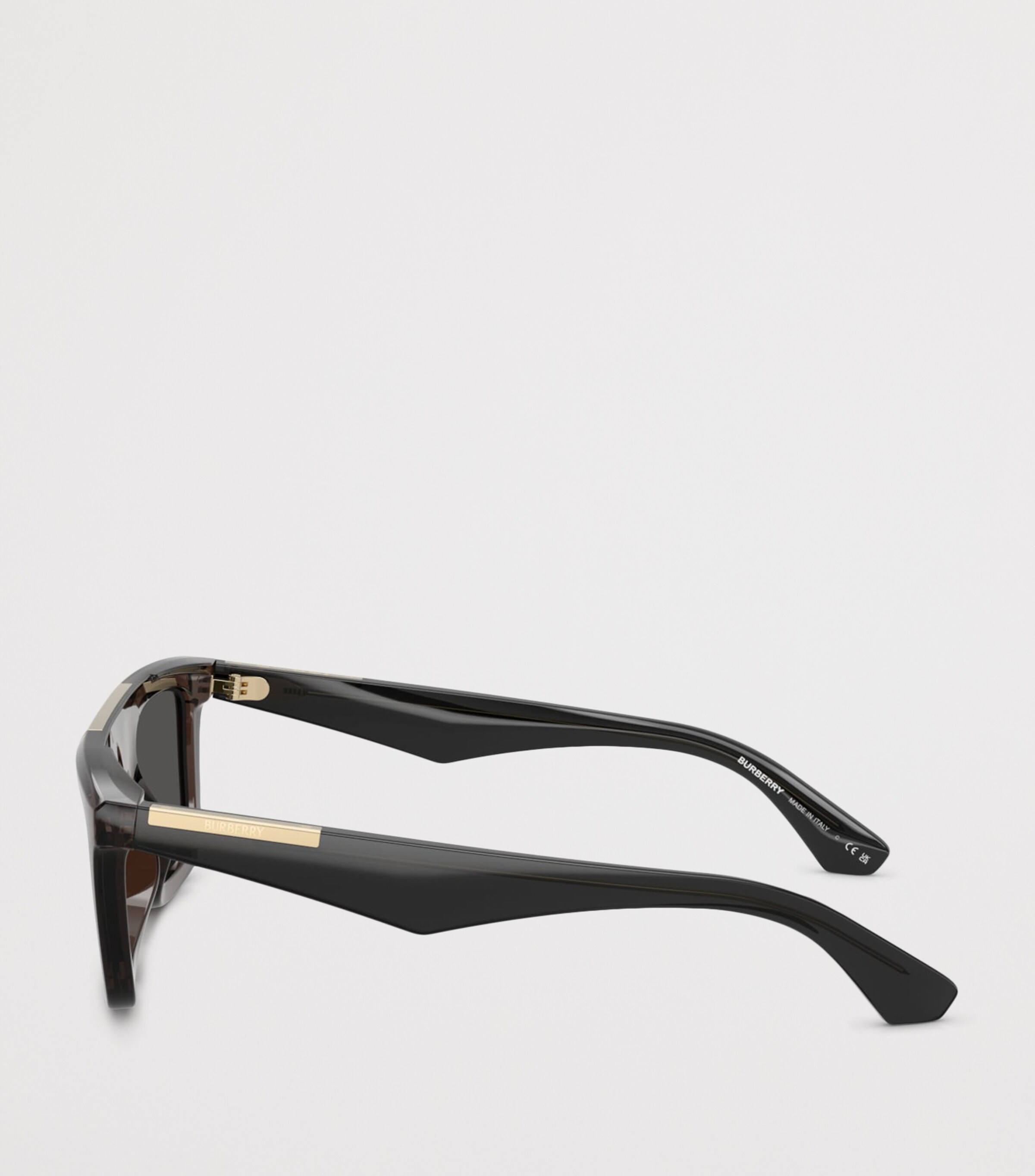Burberry Injected BE4451U Rectangle Sunglasses Grey Image 3