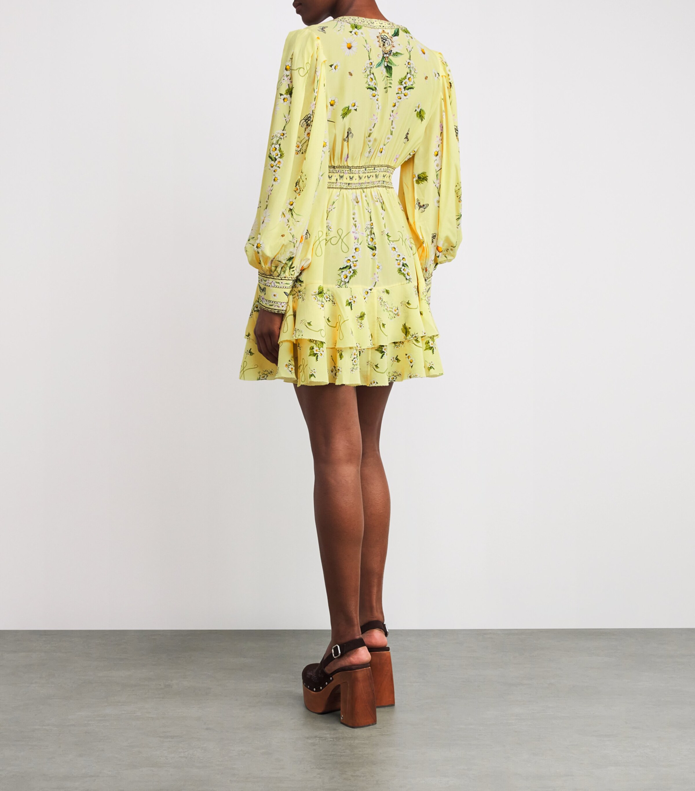 Silk Daisy Chain Mini Dress DAISCHAN Image 3